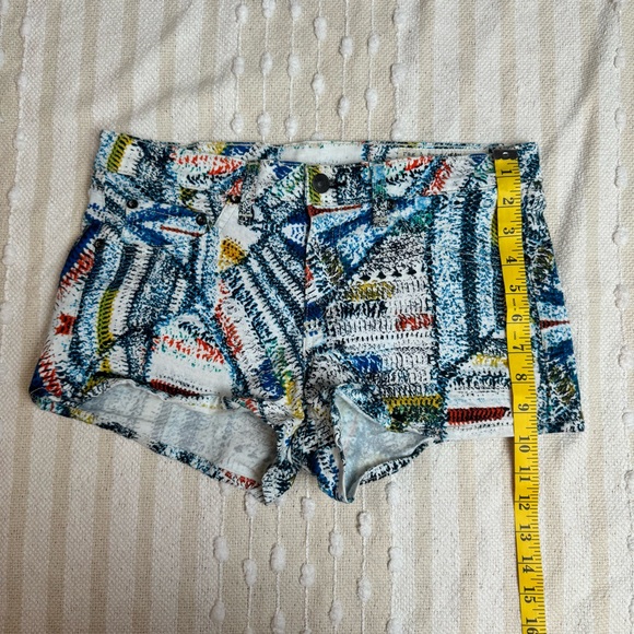RAG & BONE Jean Surf Knit MultiColor Shorts size 28 - Picture 7 of 12